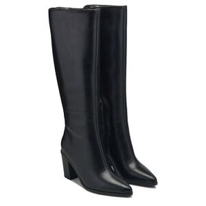 Elegant Black Knee-High Women's Boots